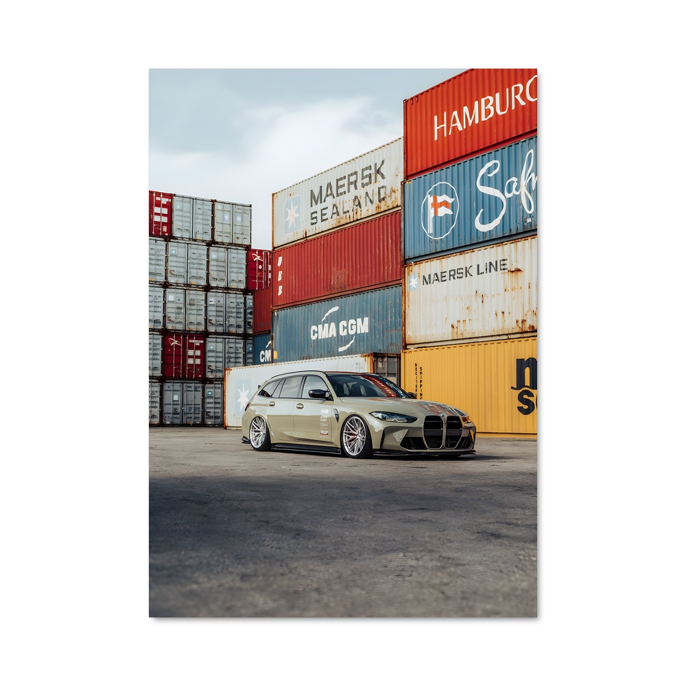 Poster M3 en Liberté – affiche BMW
